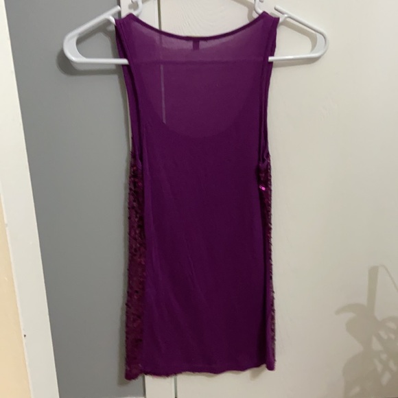 Sequined Magenta Tank - Picture 3 of 4